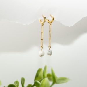 Stillness Drop Earrings